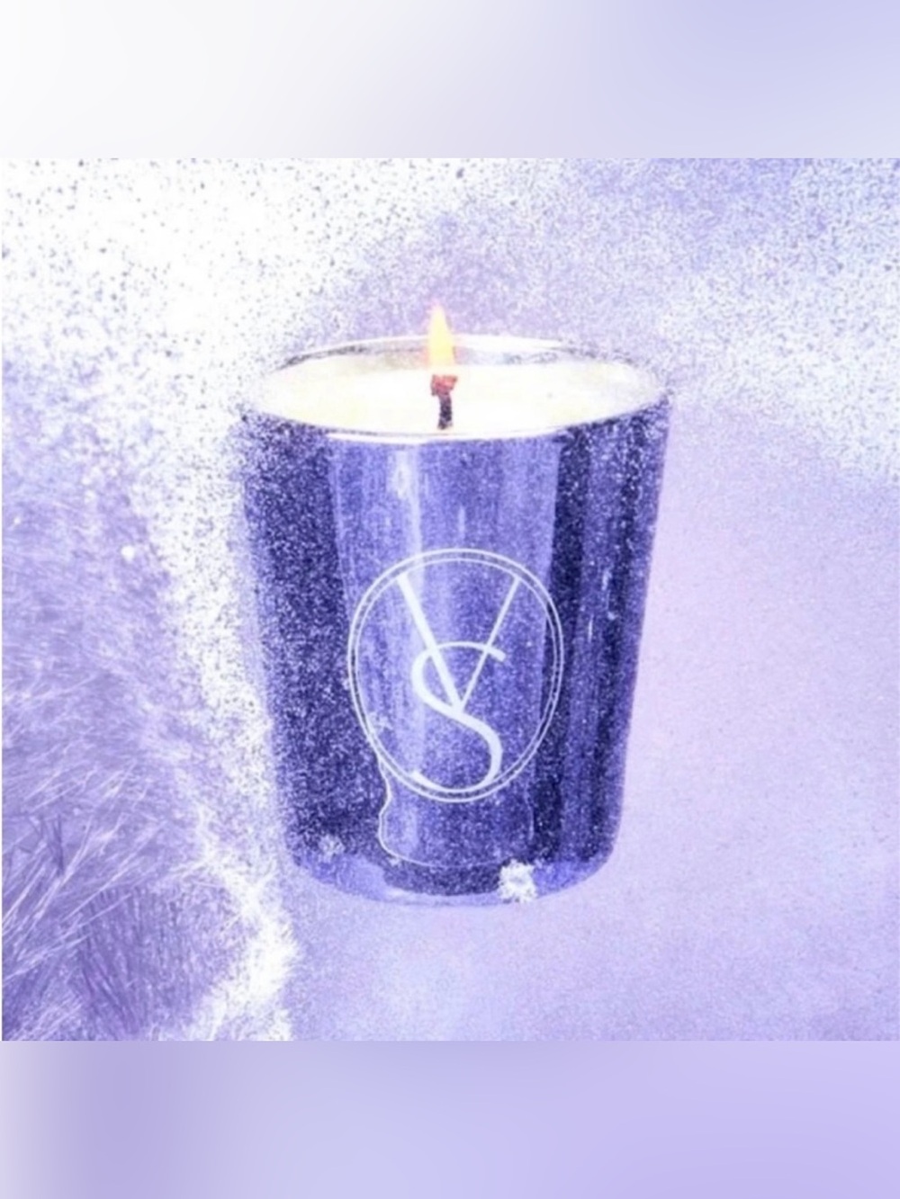 Victoria's Secret Frostbright Frost bright Holiday Luxe Candle NEW in box Bling